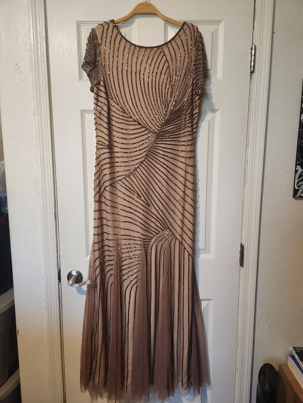 Pisarro Nights  beaded dress size 16